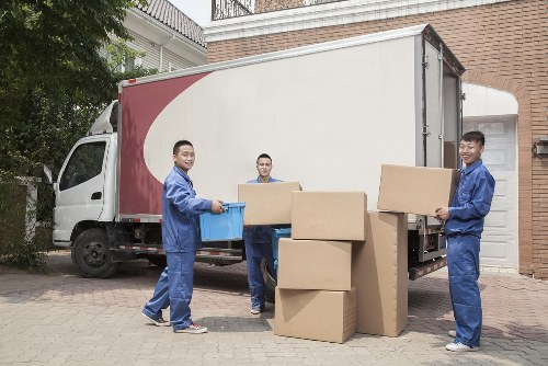 Removal team assisting with a Northolt home move