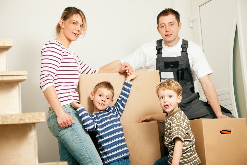 Removal team preparing a home move in Northolt
