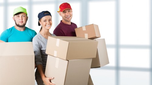 Van loading for a property move in Northolt