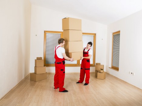 Waste and unwanted items being sorted for lawful disposal